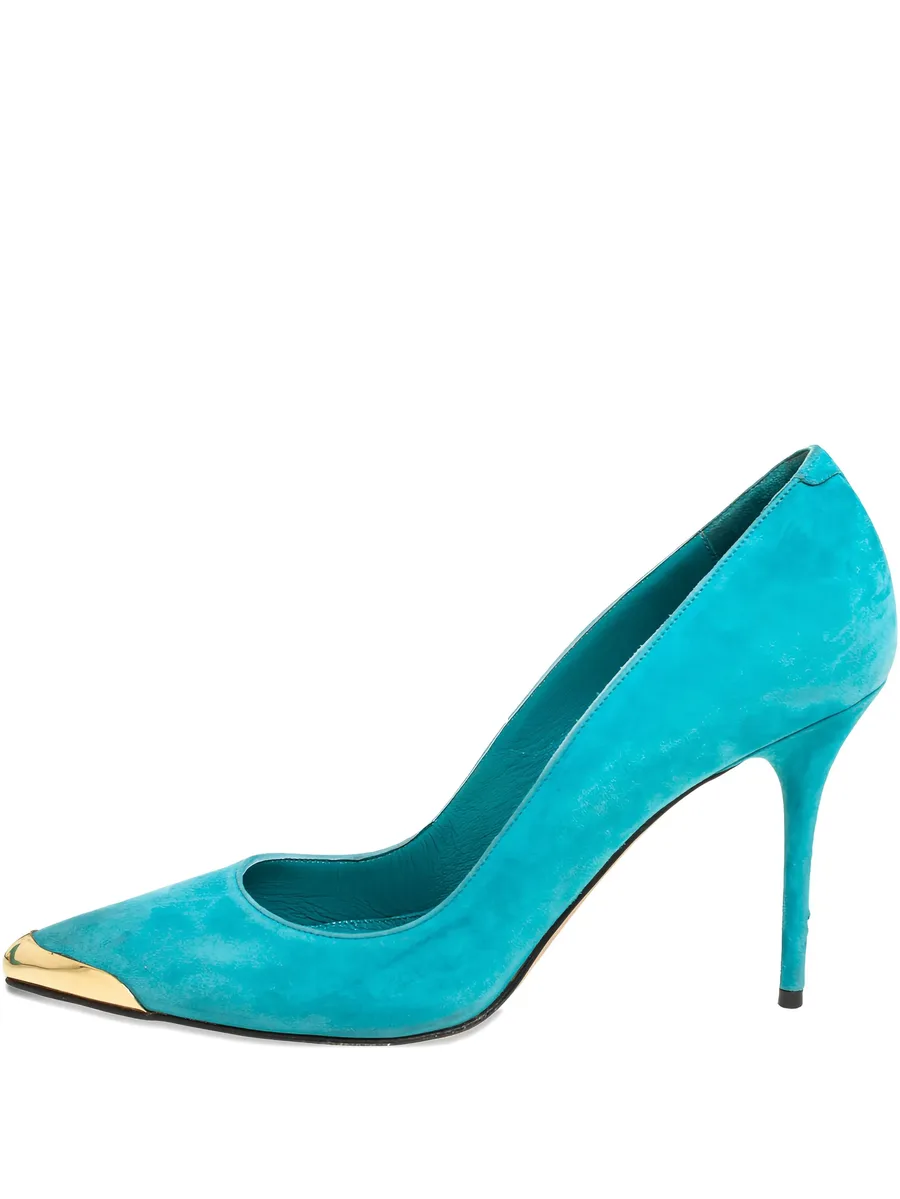 100mm pointed toe tip pumps 2