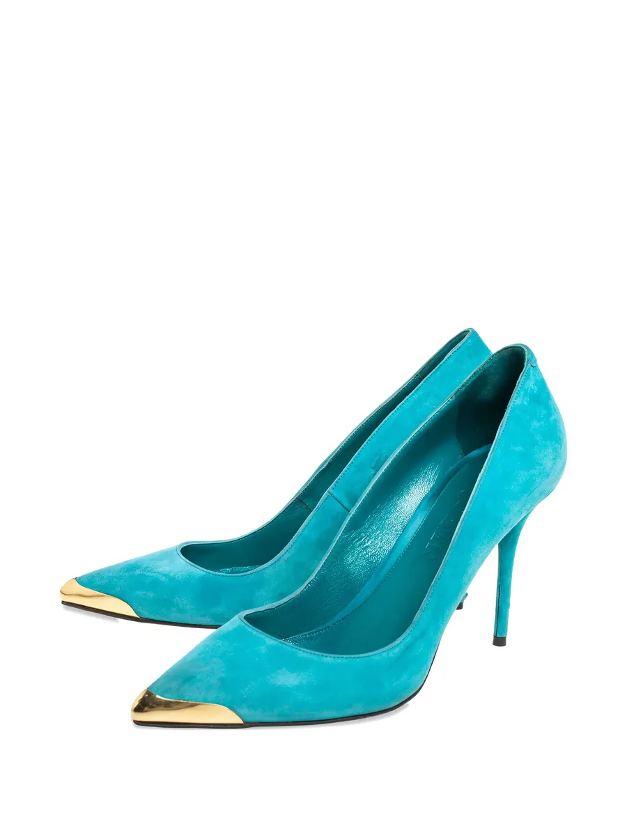 100mm pointed toe tip pumps 4