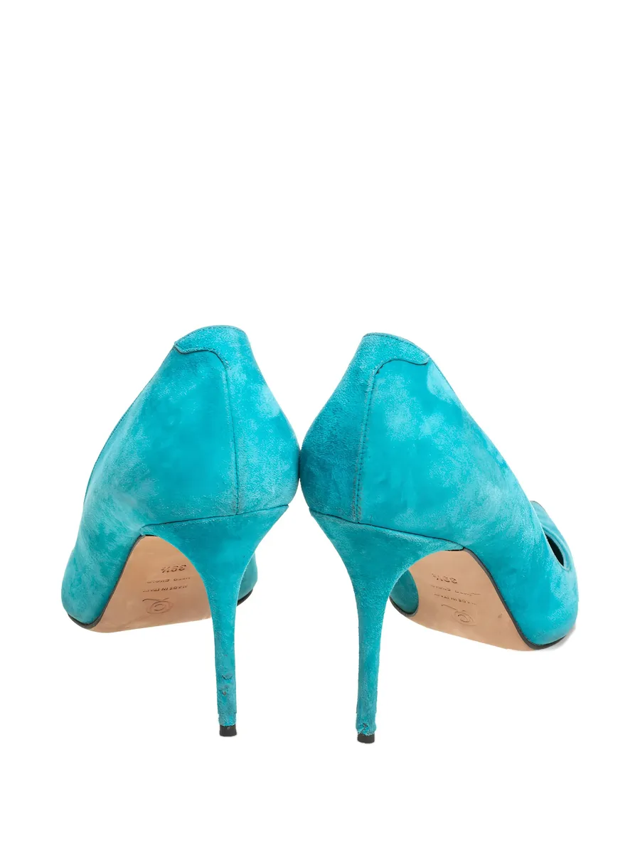100mm pointed toe tip pumps 6