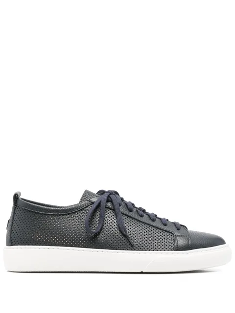 perforated-design sneakers
