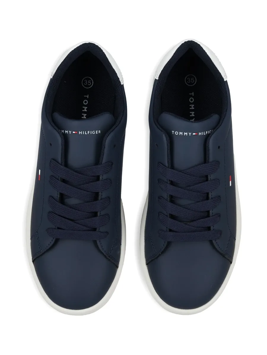 embroidered-logo sneakers 7