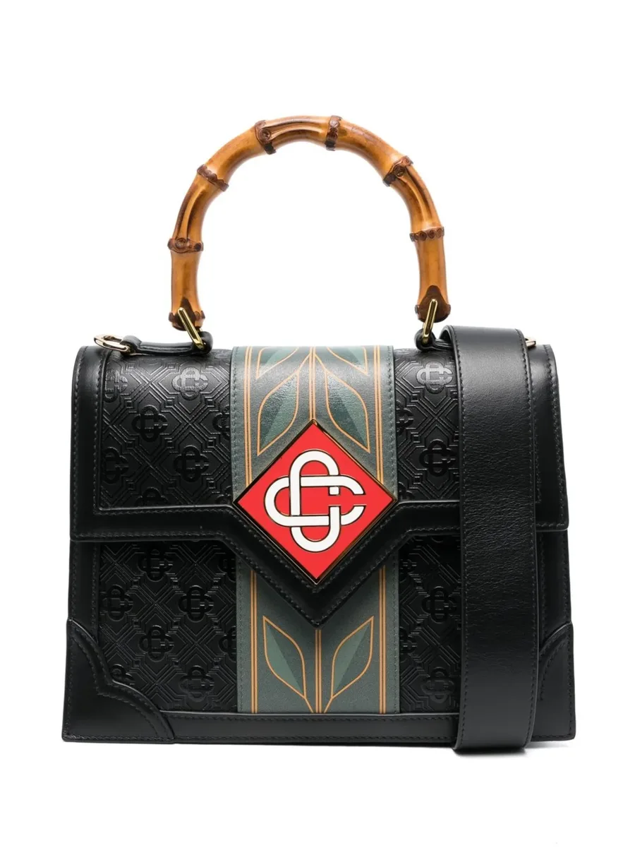 Jeanne logo-patch tote bag 1