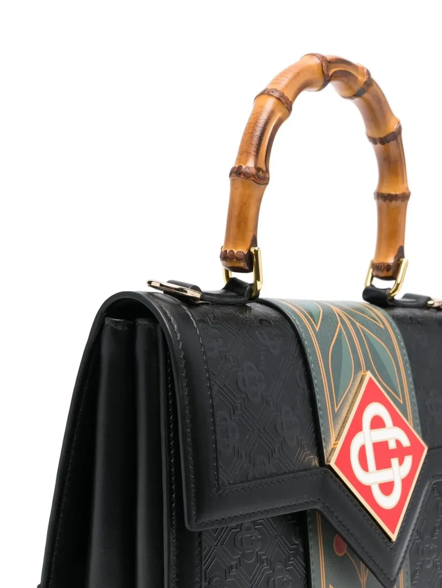 Jeanne logo-patch tote bag 7