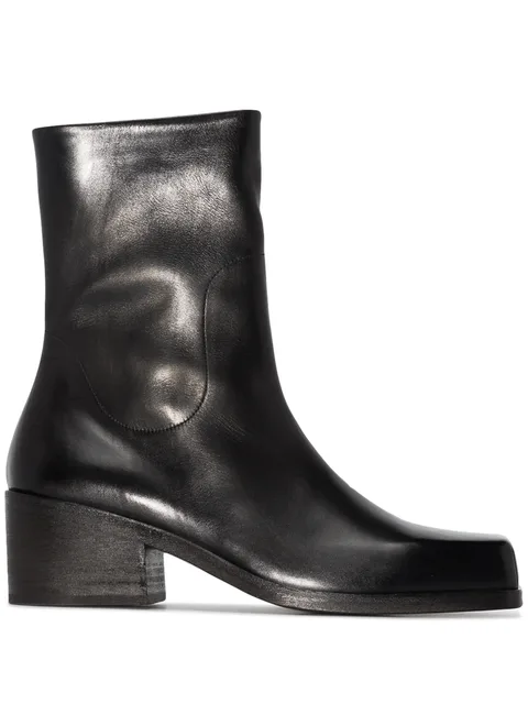 block-heel ankle boots