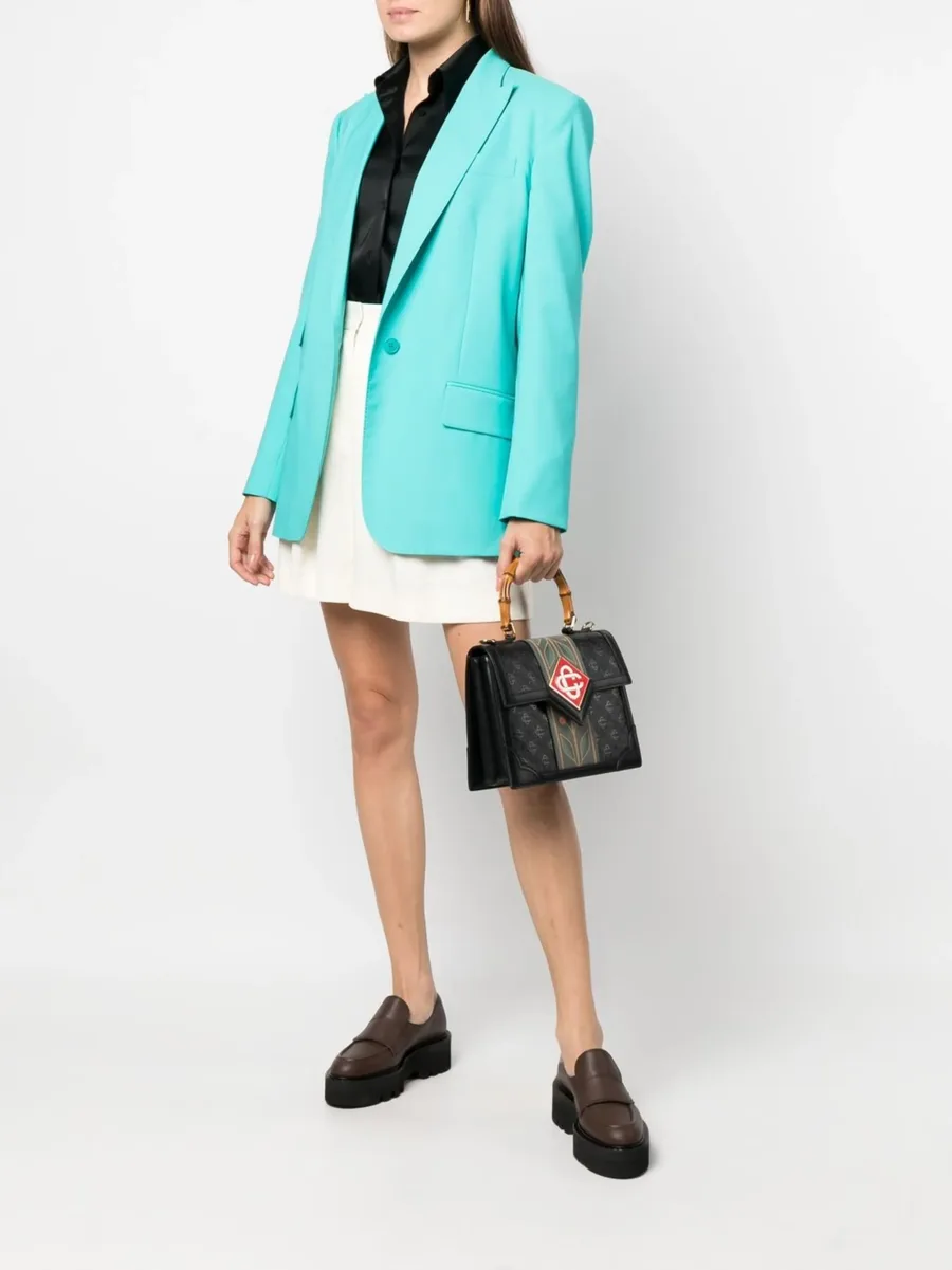 Jeanne logo-patch tote bag 4