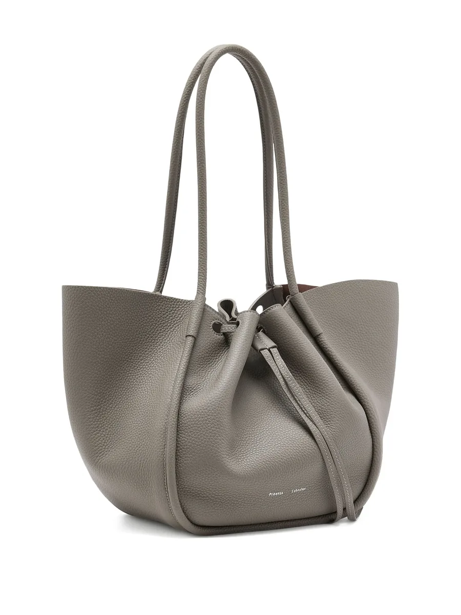 large Ruched tote bag 9