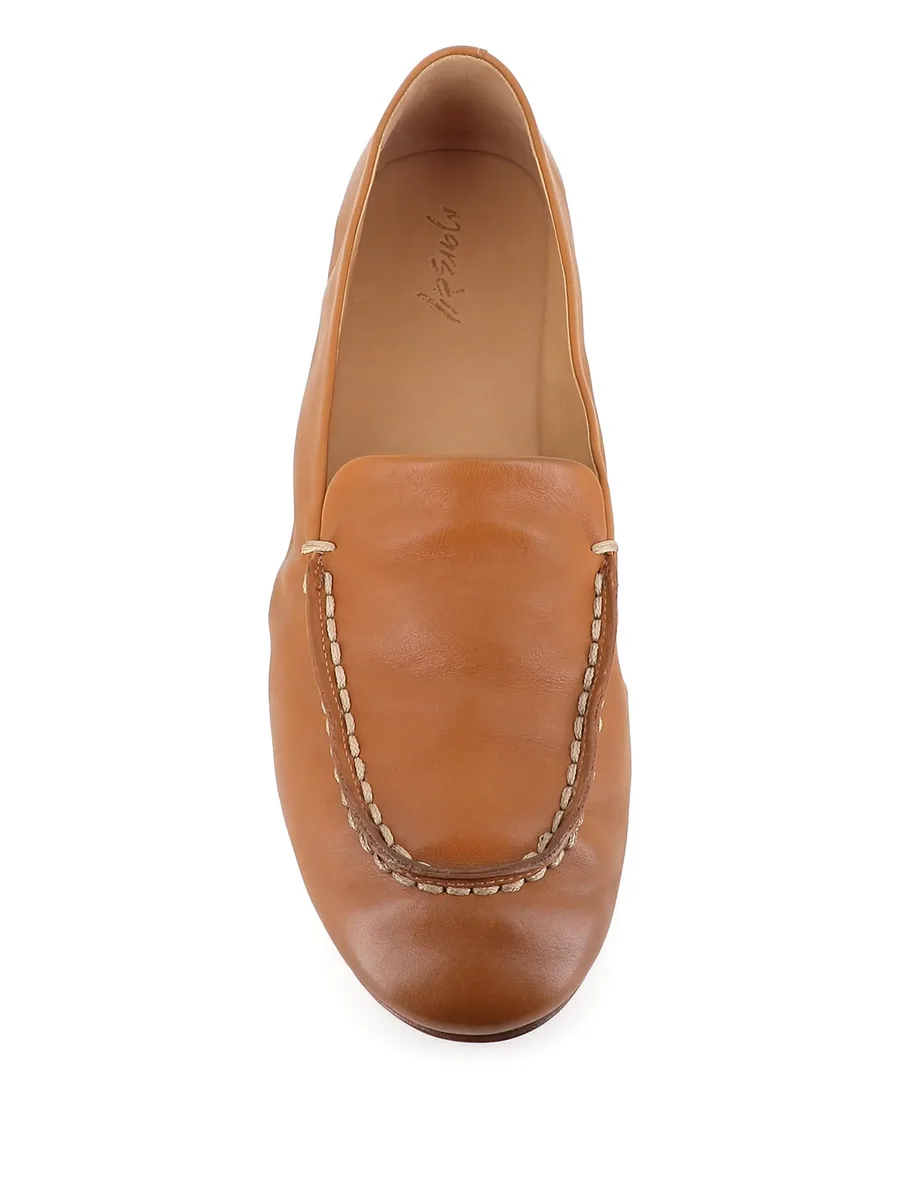 topstitch detail loafers 7