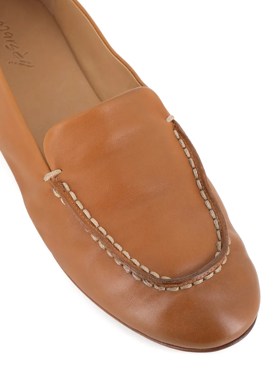 topstitch detail loafers 10