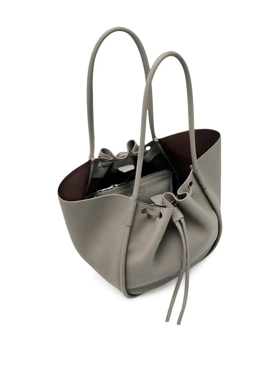 large Ruched tote bag 11