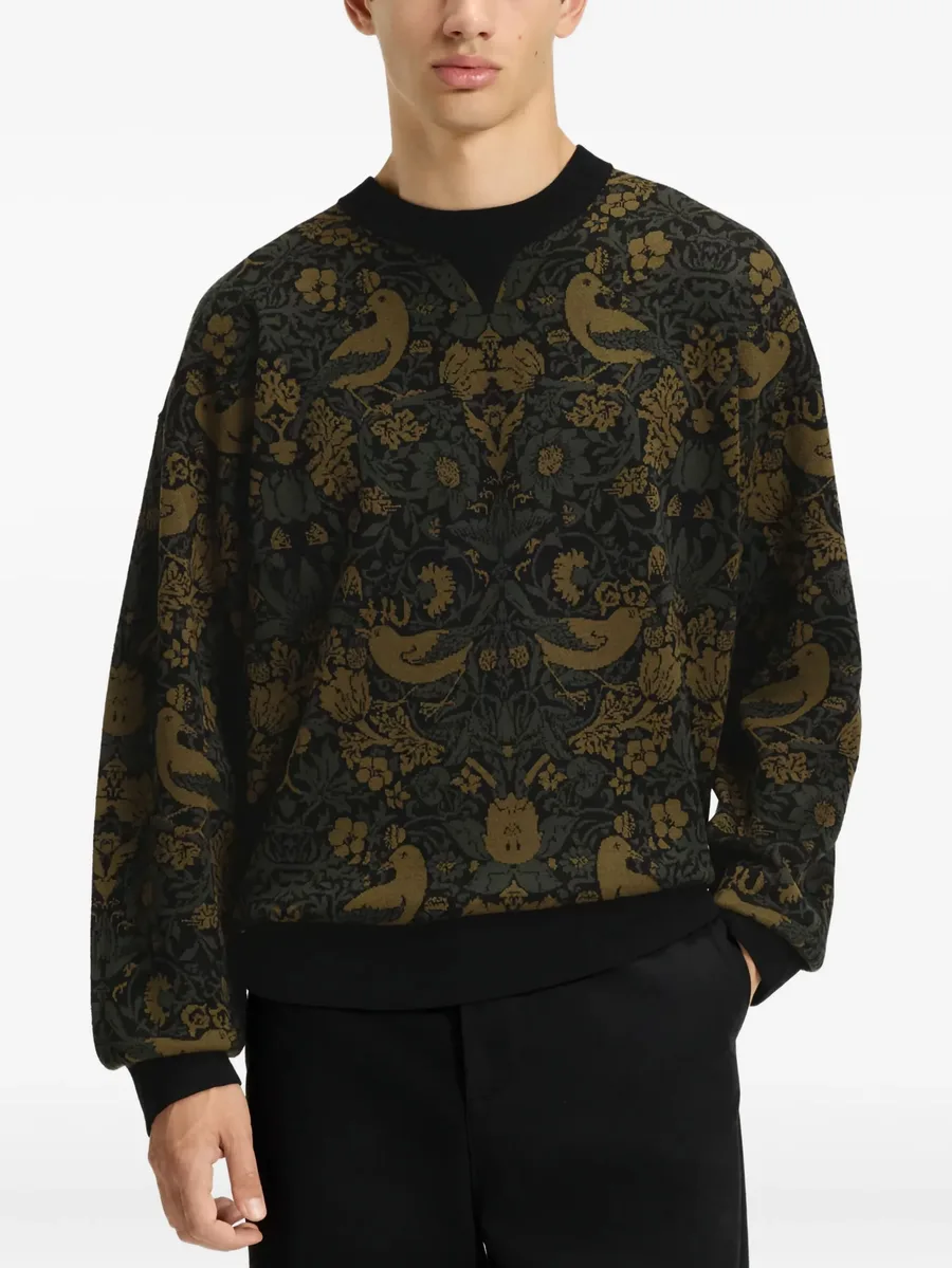 crew-neck patterned sneakers 6