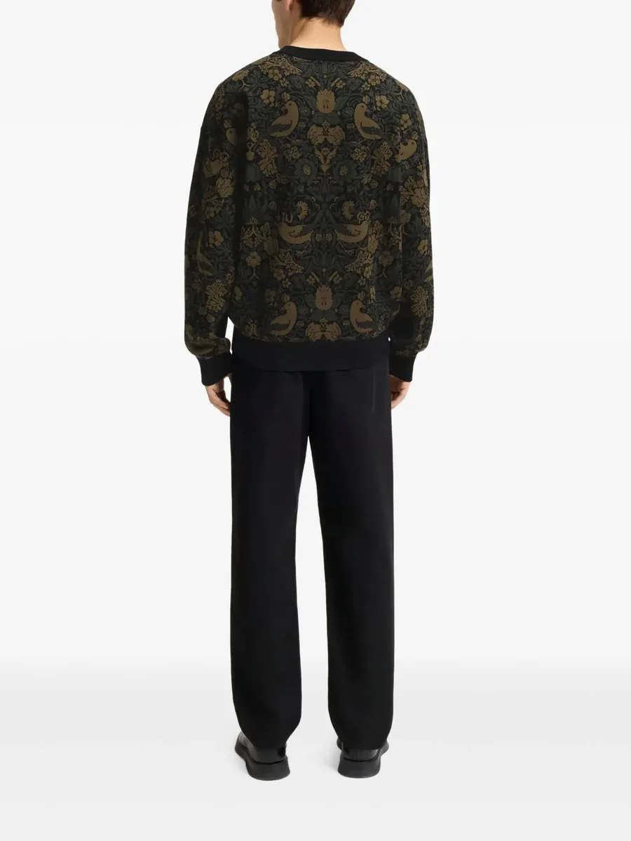 crew-neck patterned sneakers 3