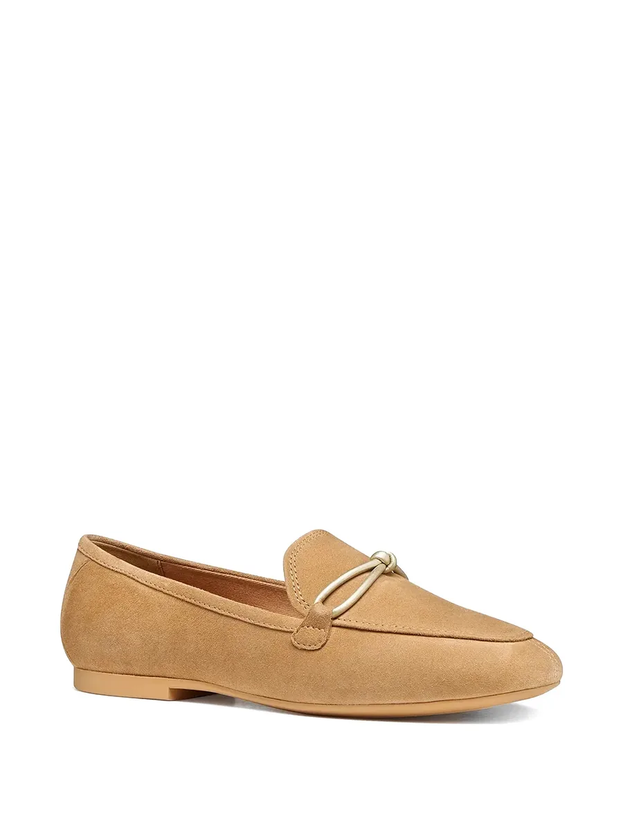 New Palmaria knot-detail suede loafers 4