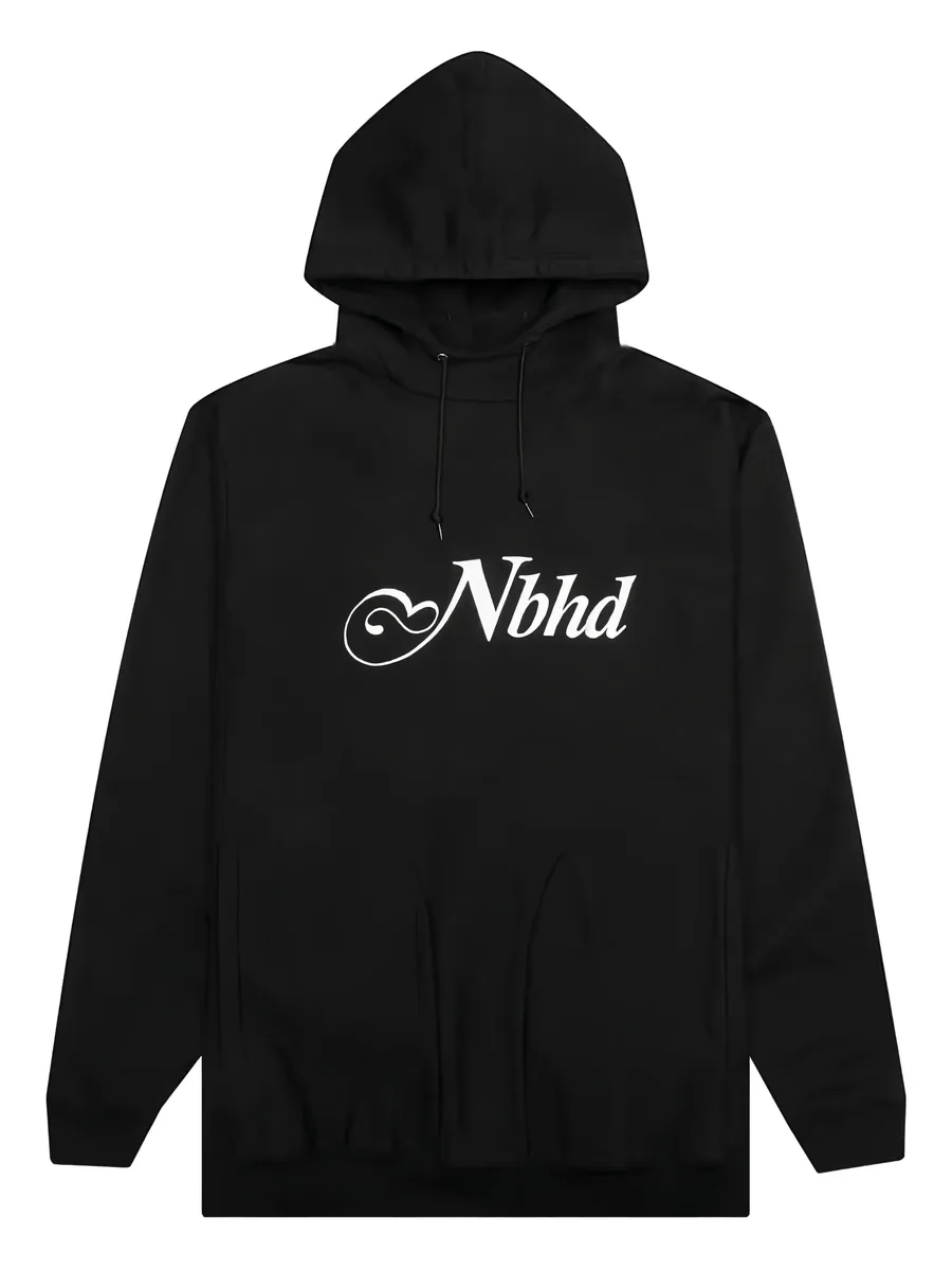 logo-embroidered hoodie 1