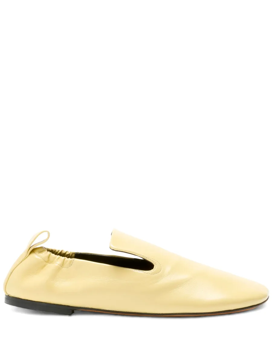 glove ruched loafers 1