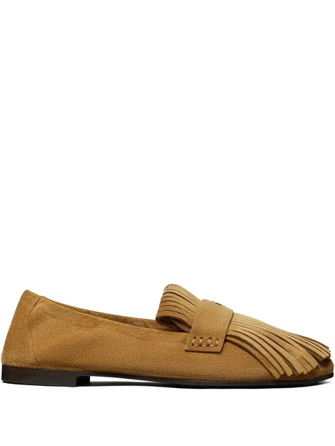fringe-detail loafers