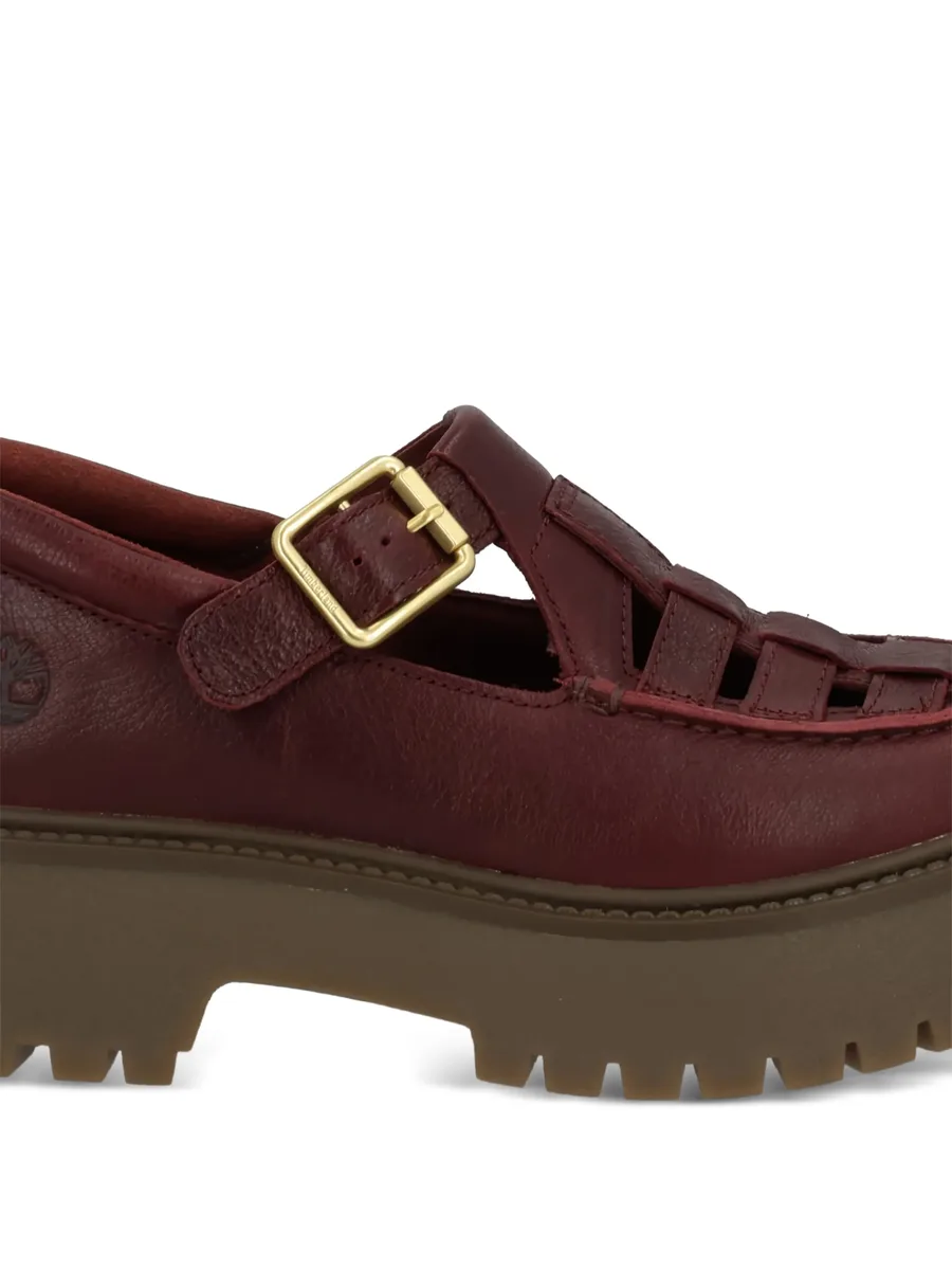 buckle woven loafers 4