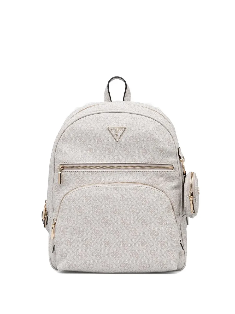 logo-print zip-around backpack 1