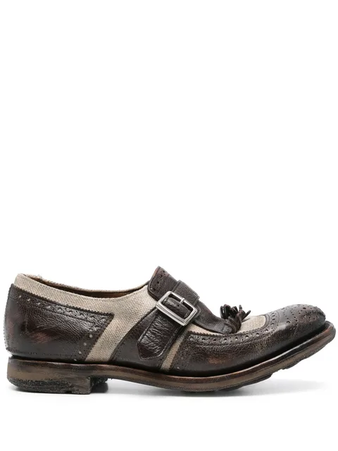 panelled loafers