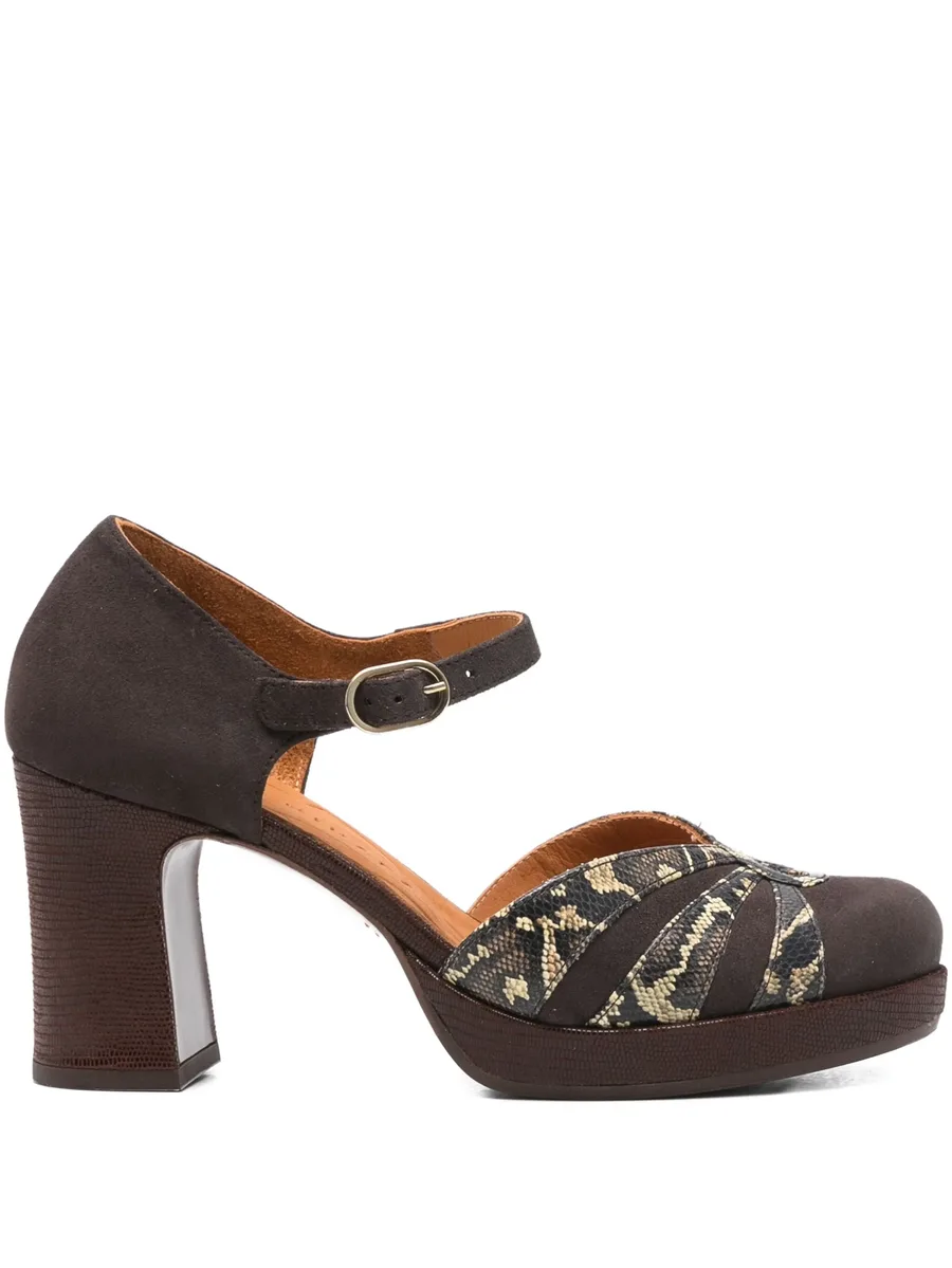 80mm ankle-strap heeled pumps 1