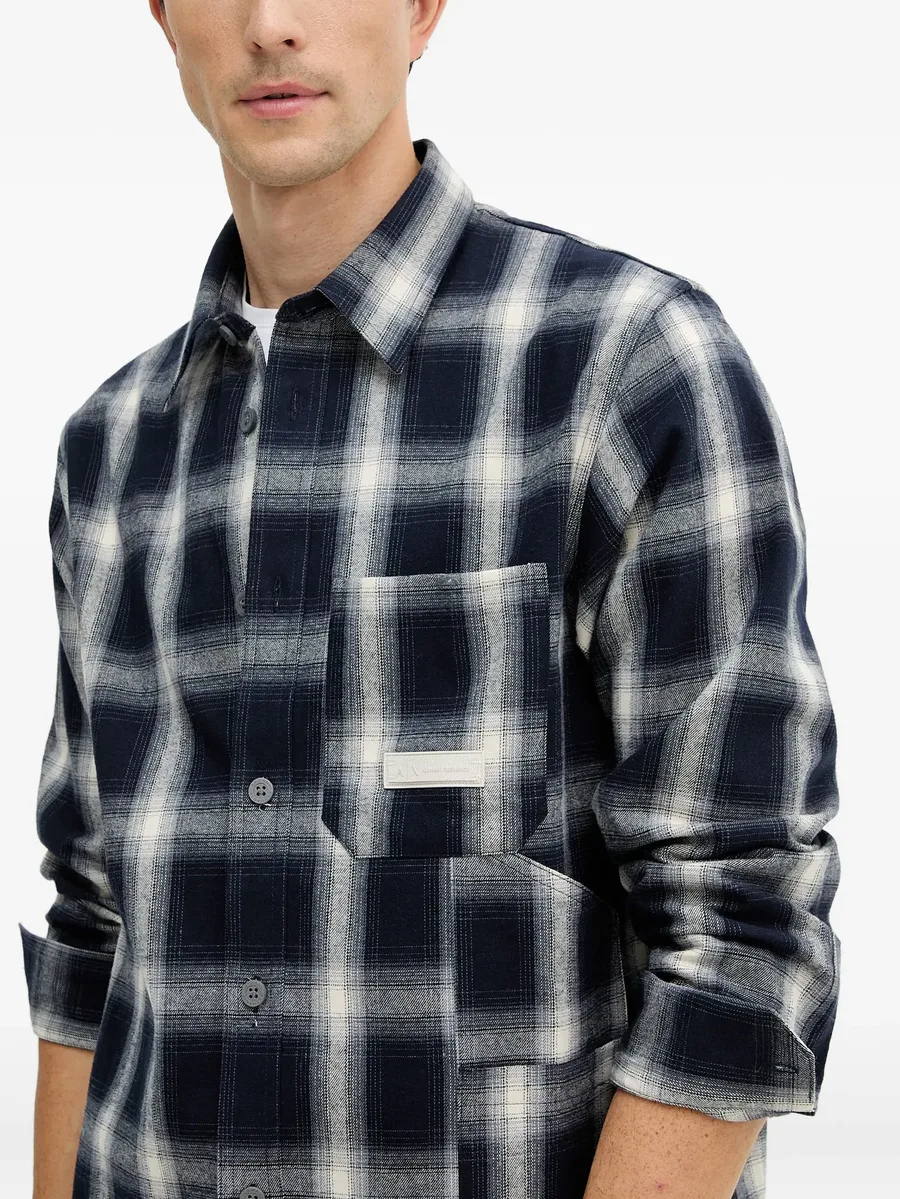 check-pattern pocket shirt 8