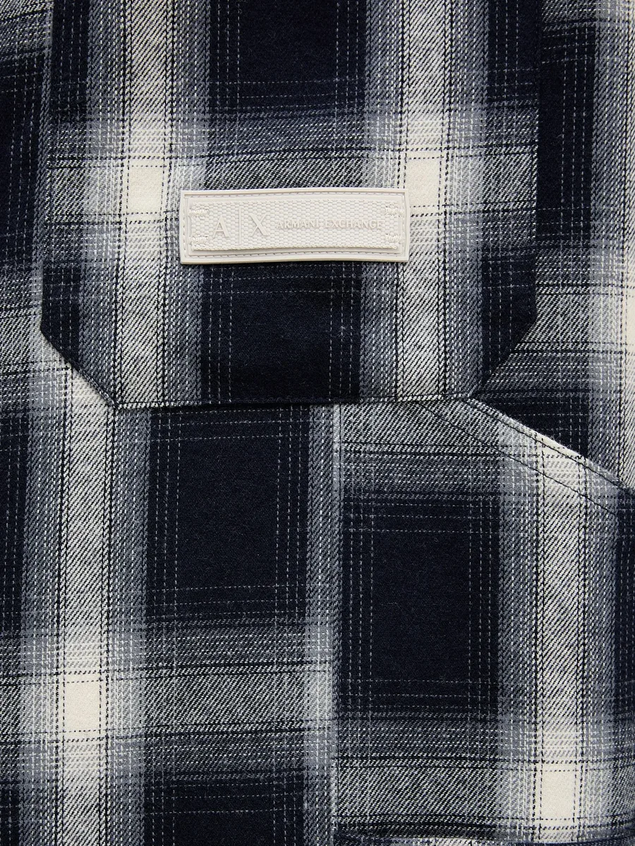 check-pattern pocket shirt 9