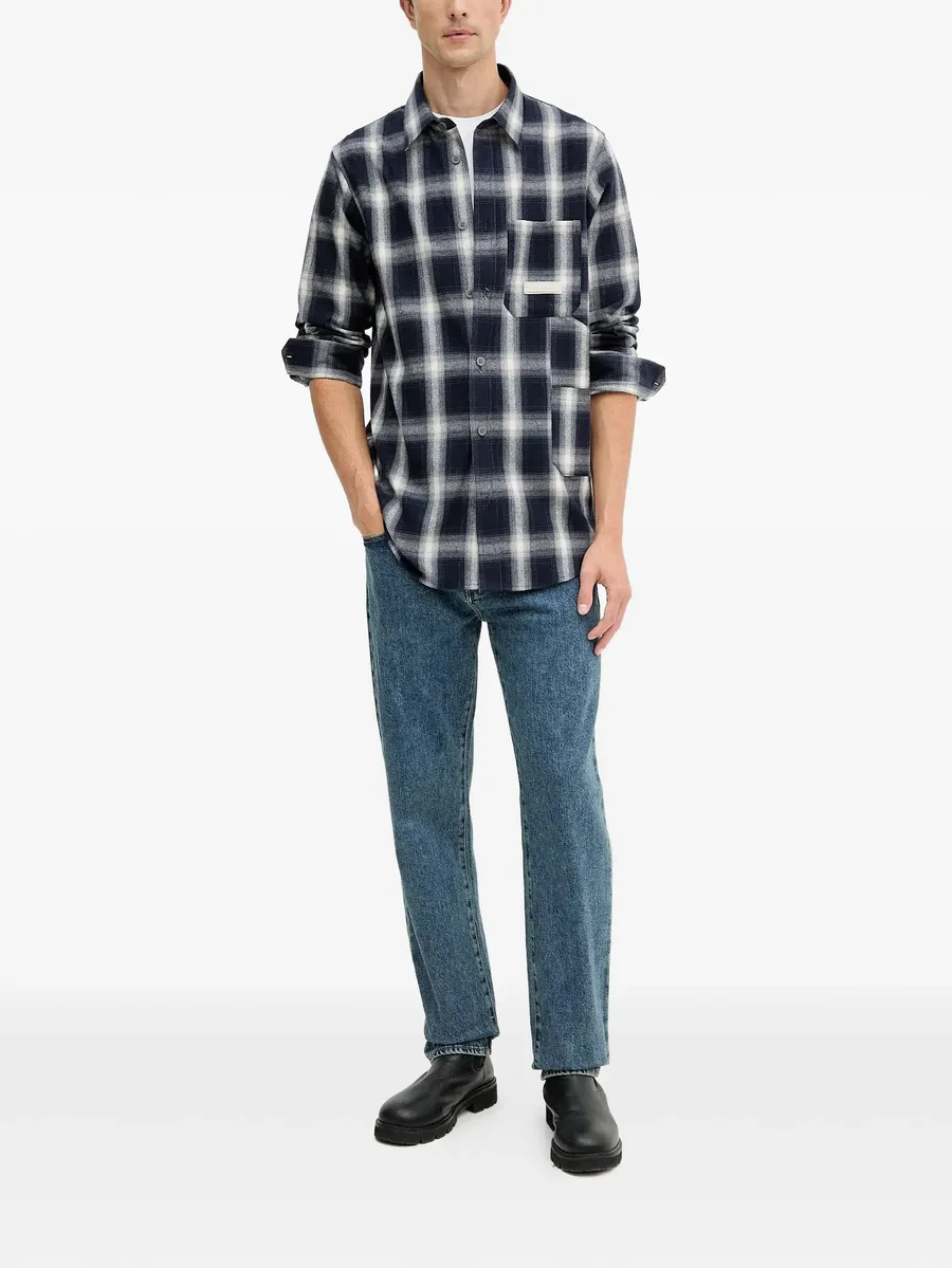 check-pattern pocket shirt 4