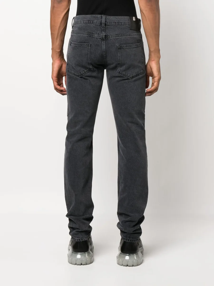 distressed-effect skinny jeans 7