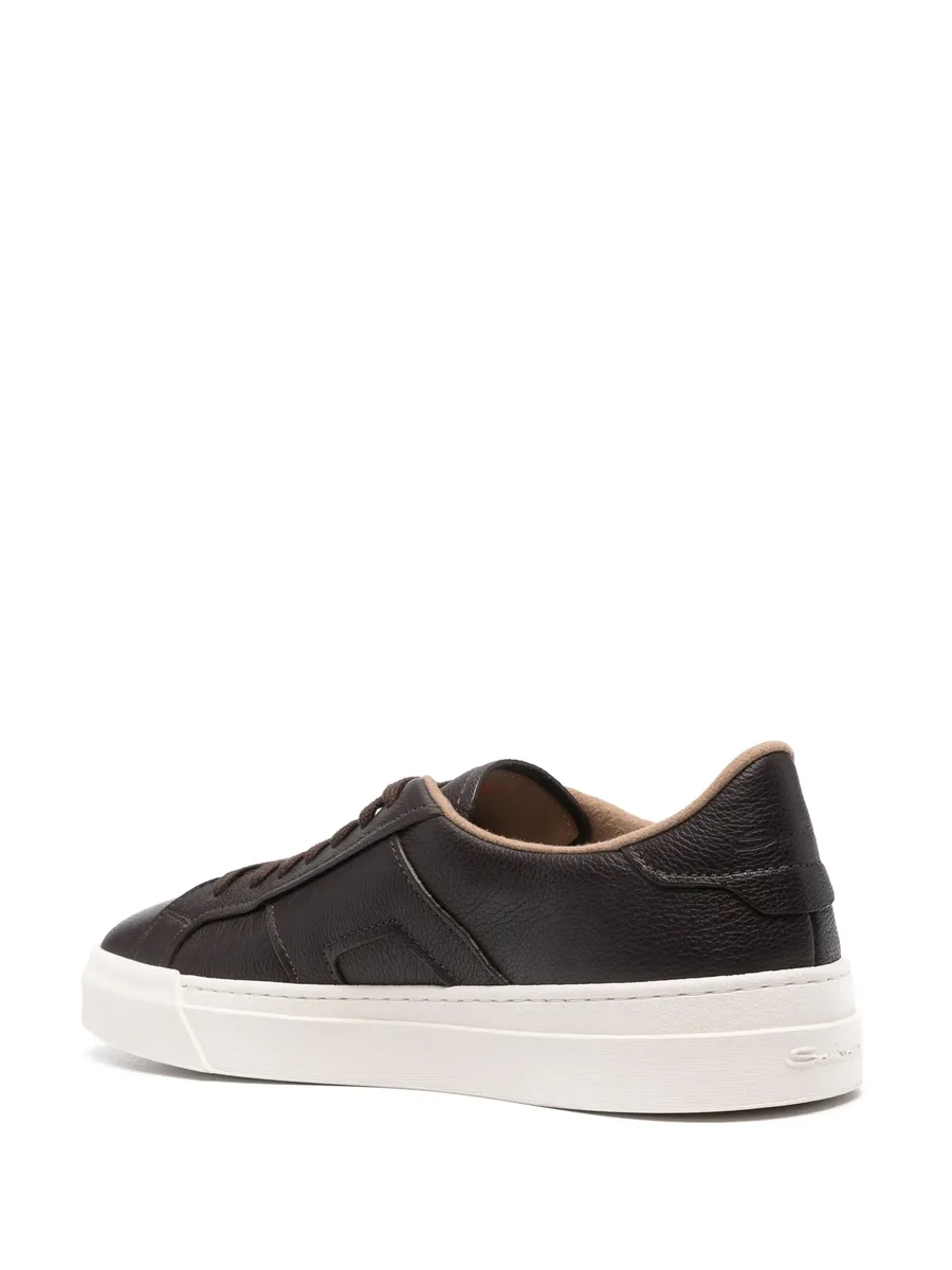 lace-up leather sneakers 5