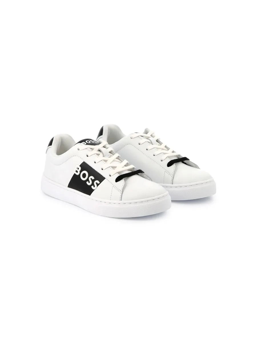 logo-embossed sneakers 2