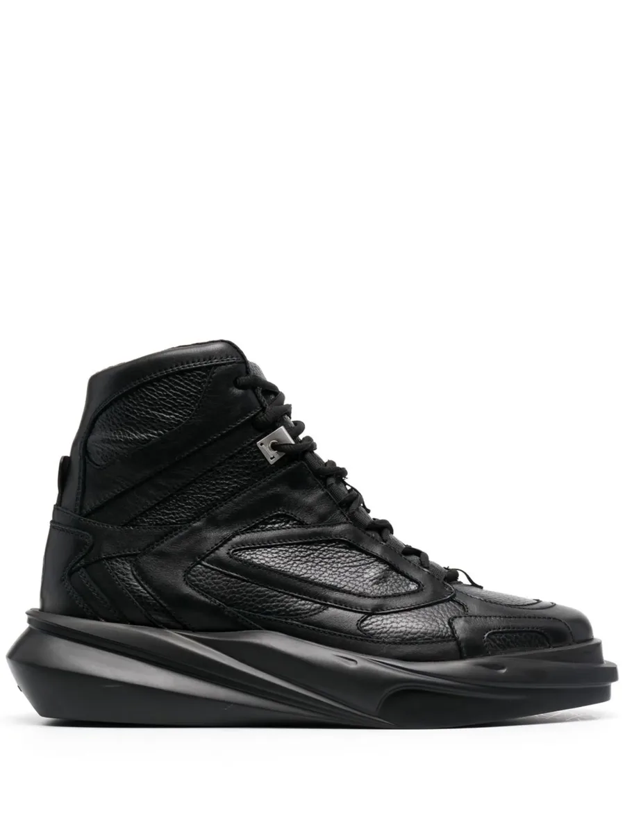 lace-up high-top sneakers 1