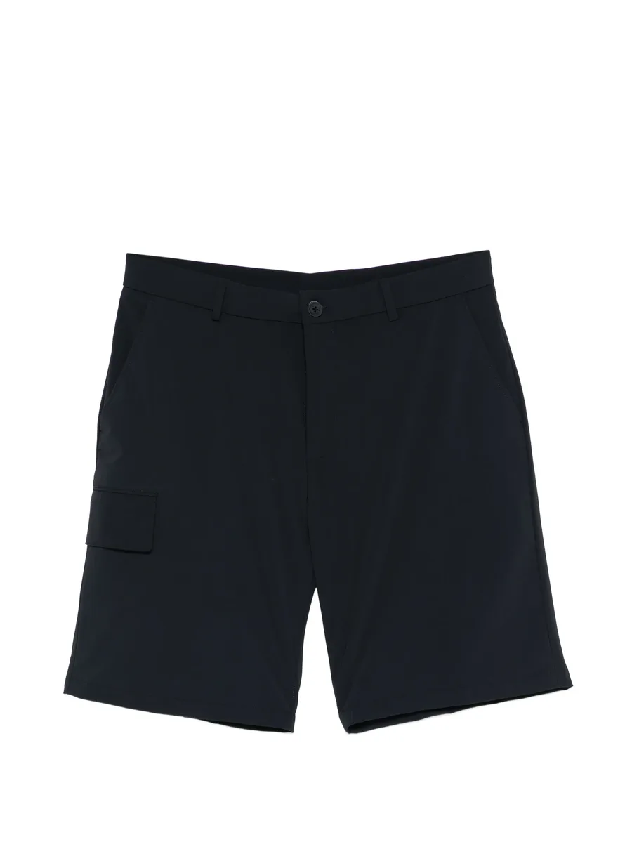 logo-patch belt-loop shorts 1