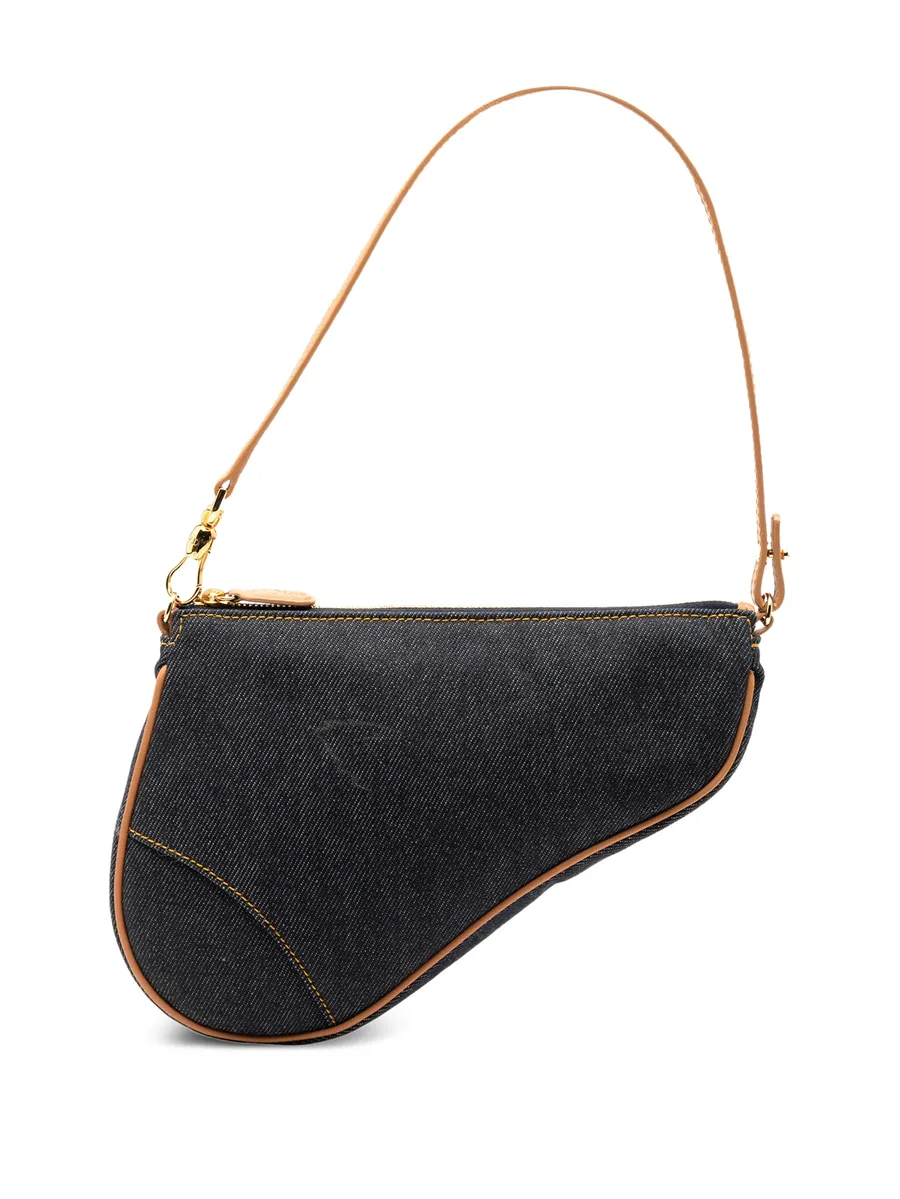 сумка на плечо Mini Denim Saddle Pochette (2001 год) 1
