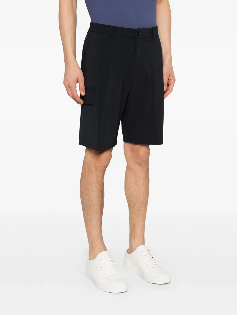 logo-patch belt-loop shorts 6