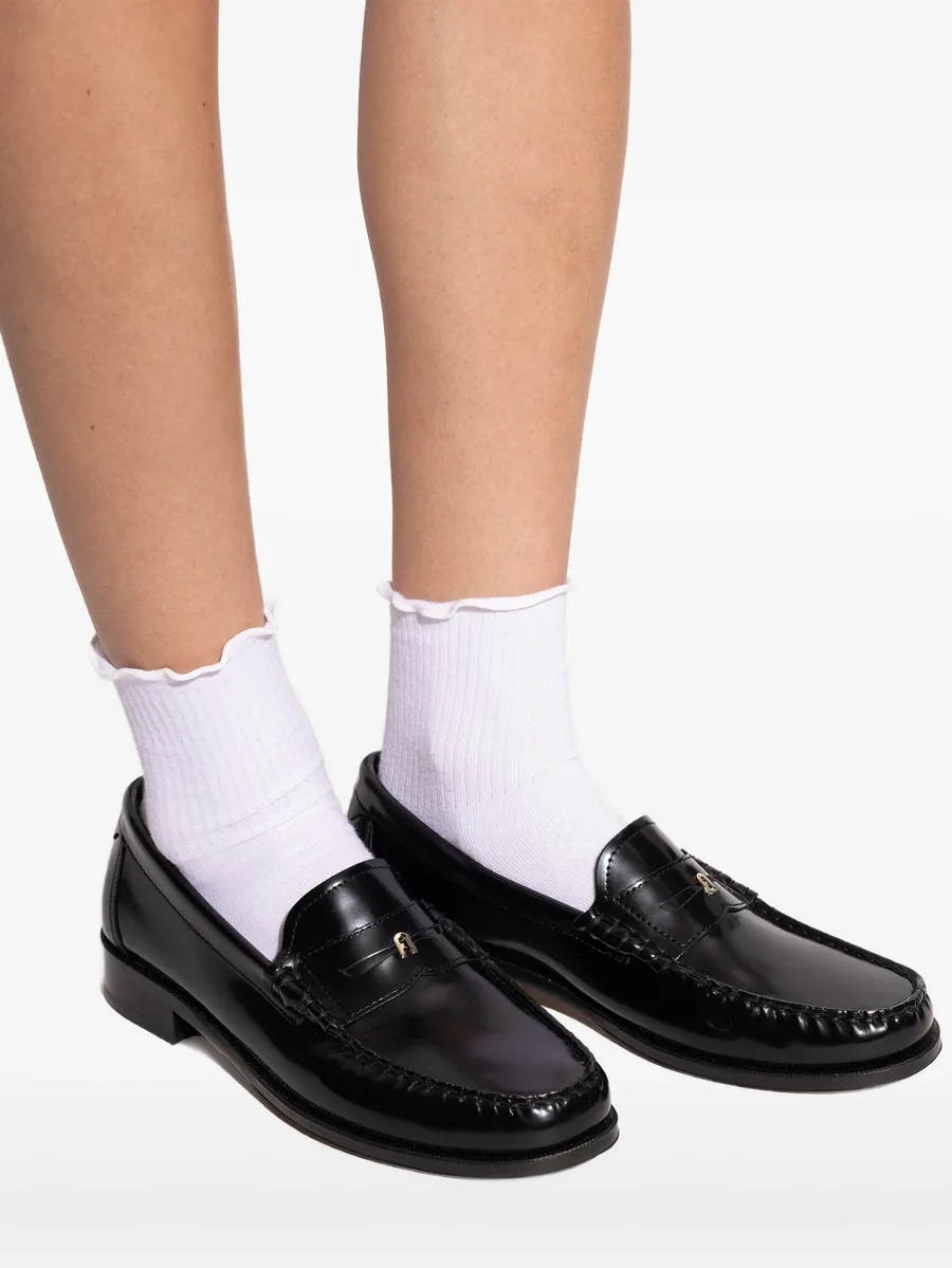 black loafers 9