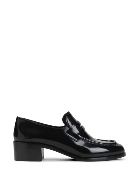 Prudence polished leather loafers