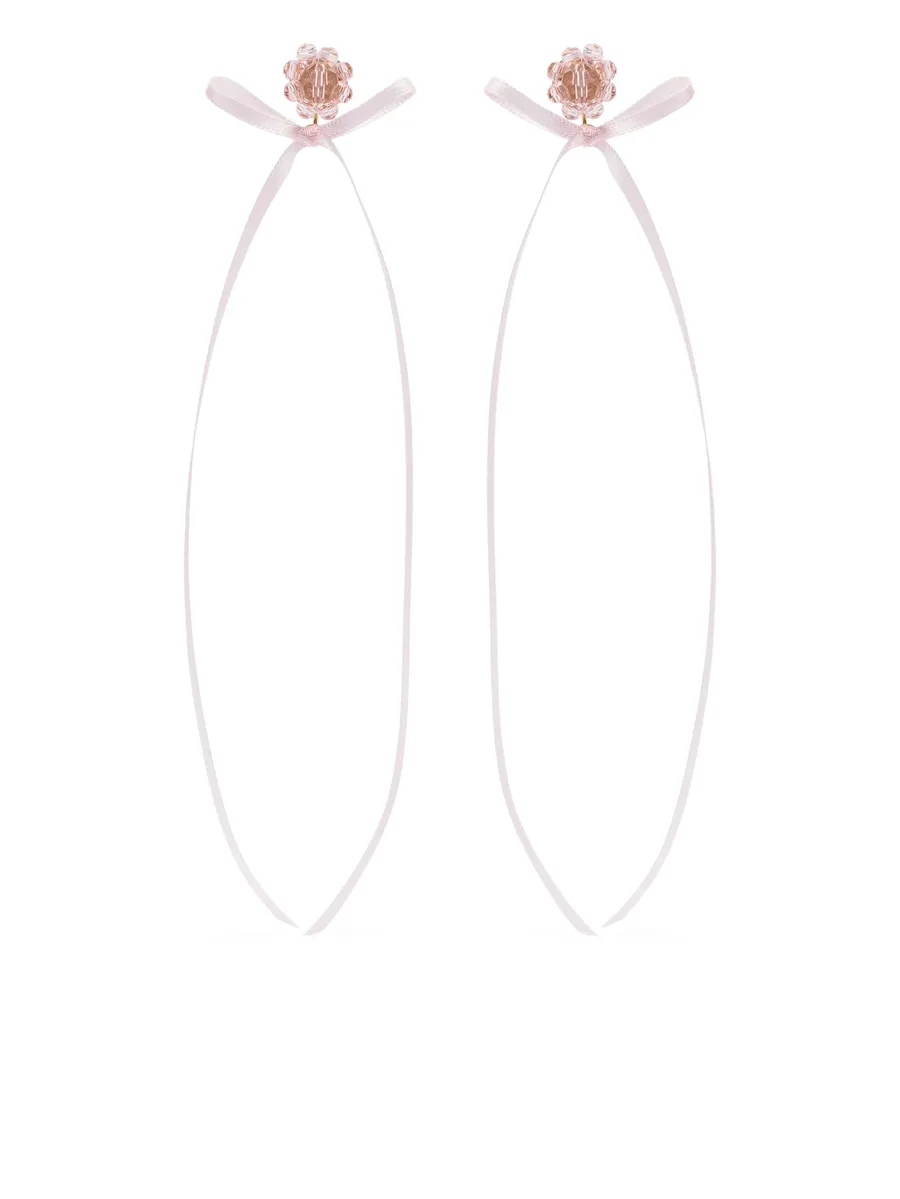серьги-гвоздики Bow Ribbon 1