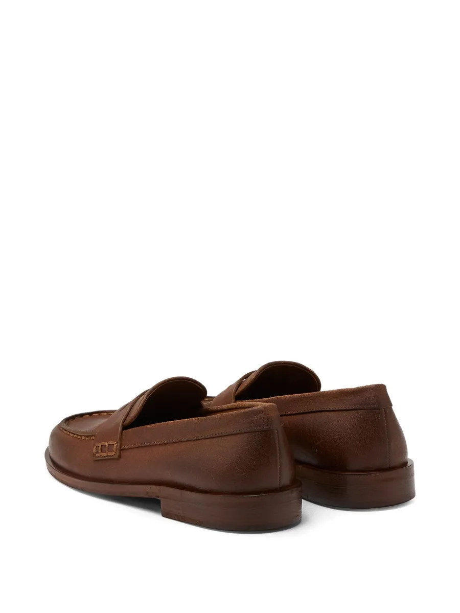 penny leather loafers 8