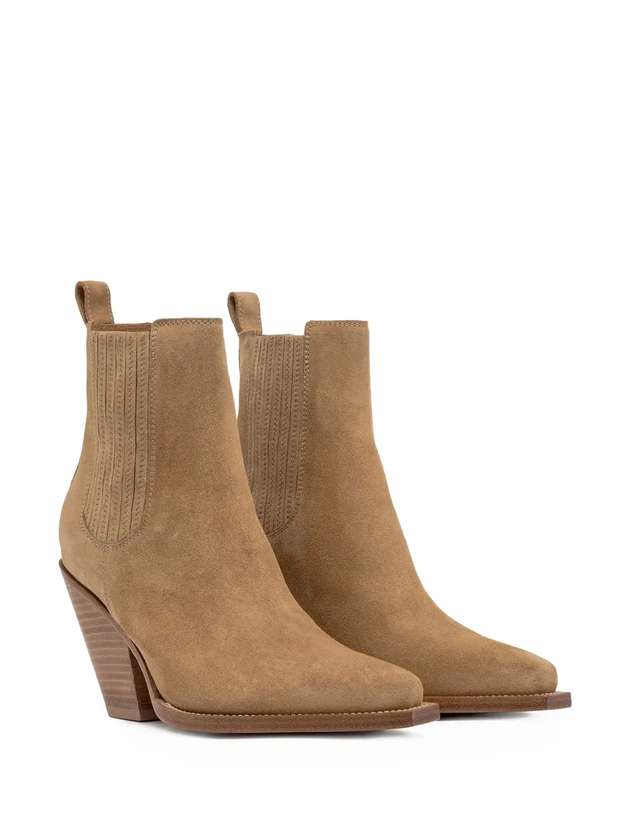 suede pointed-toe boots 3