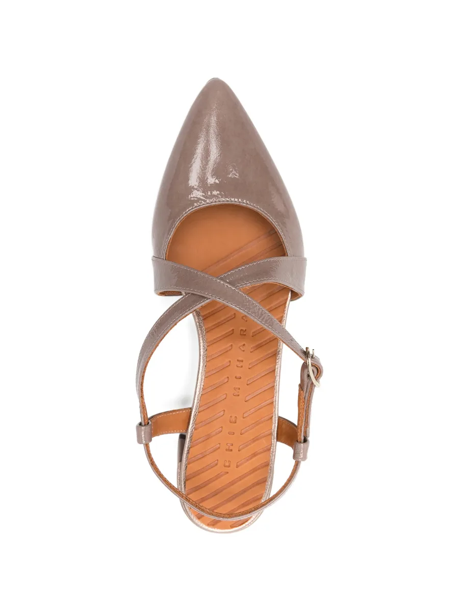Hesana leather heeled pumps 8