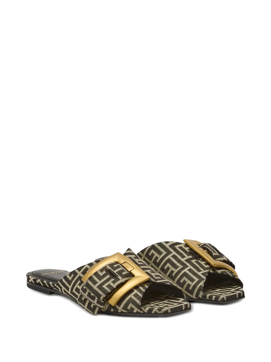 Anthem monogram-pattern sandals 4