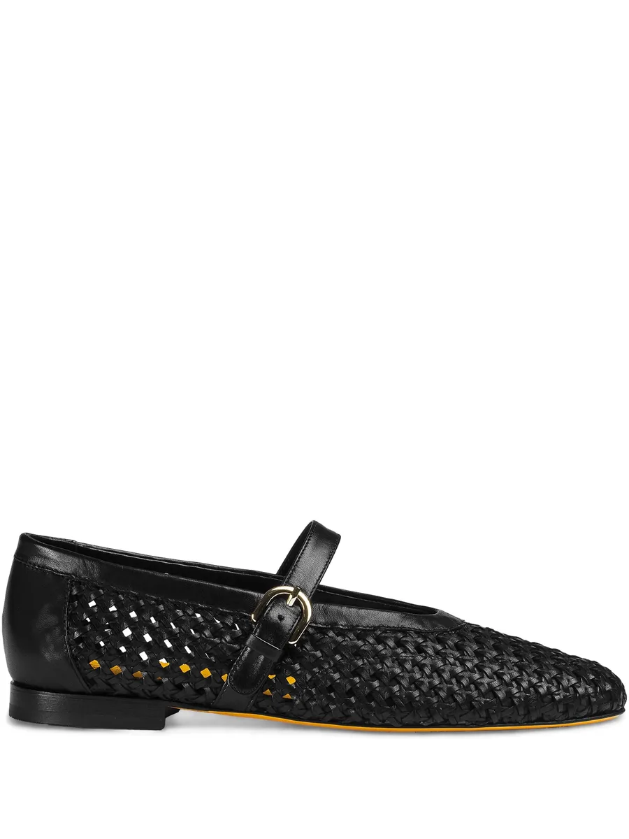 leather ballerina shoes 1