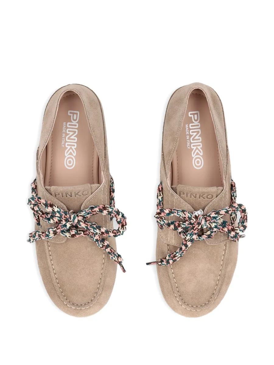 woven lace-up loafers 6