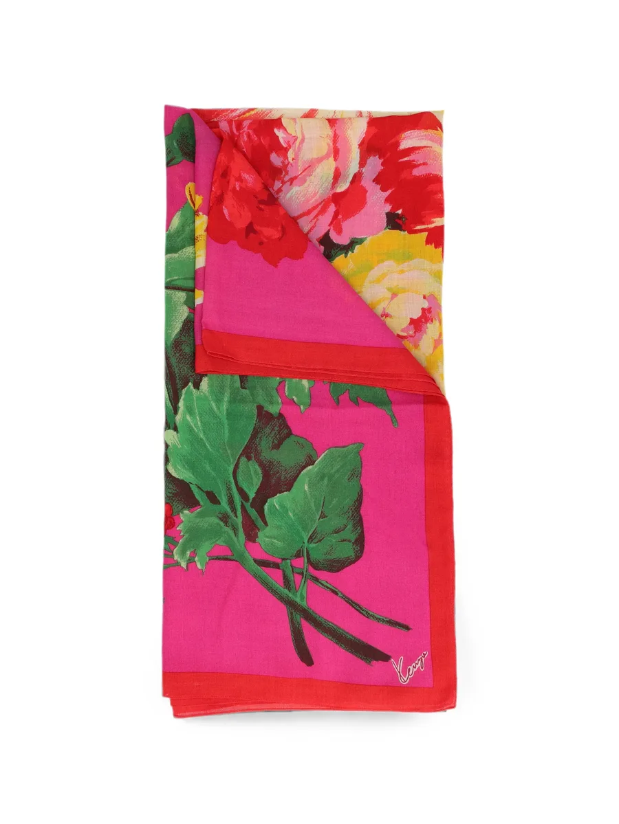 floral-print scarf 1