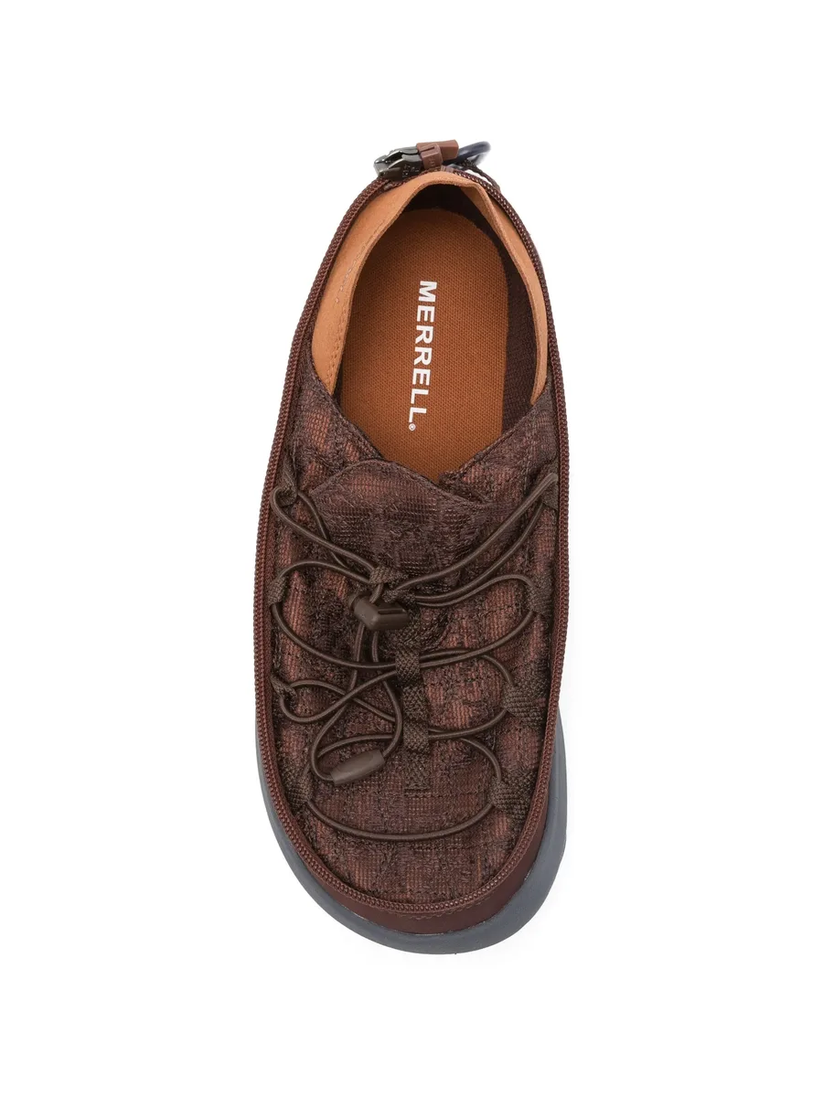 zip-trim toggle-fastening sneakers 8
