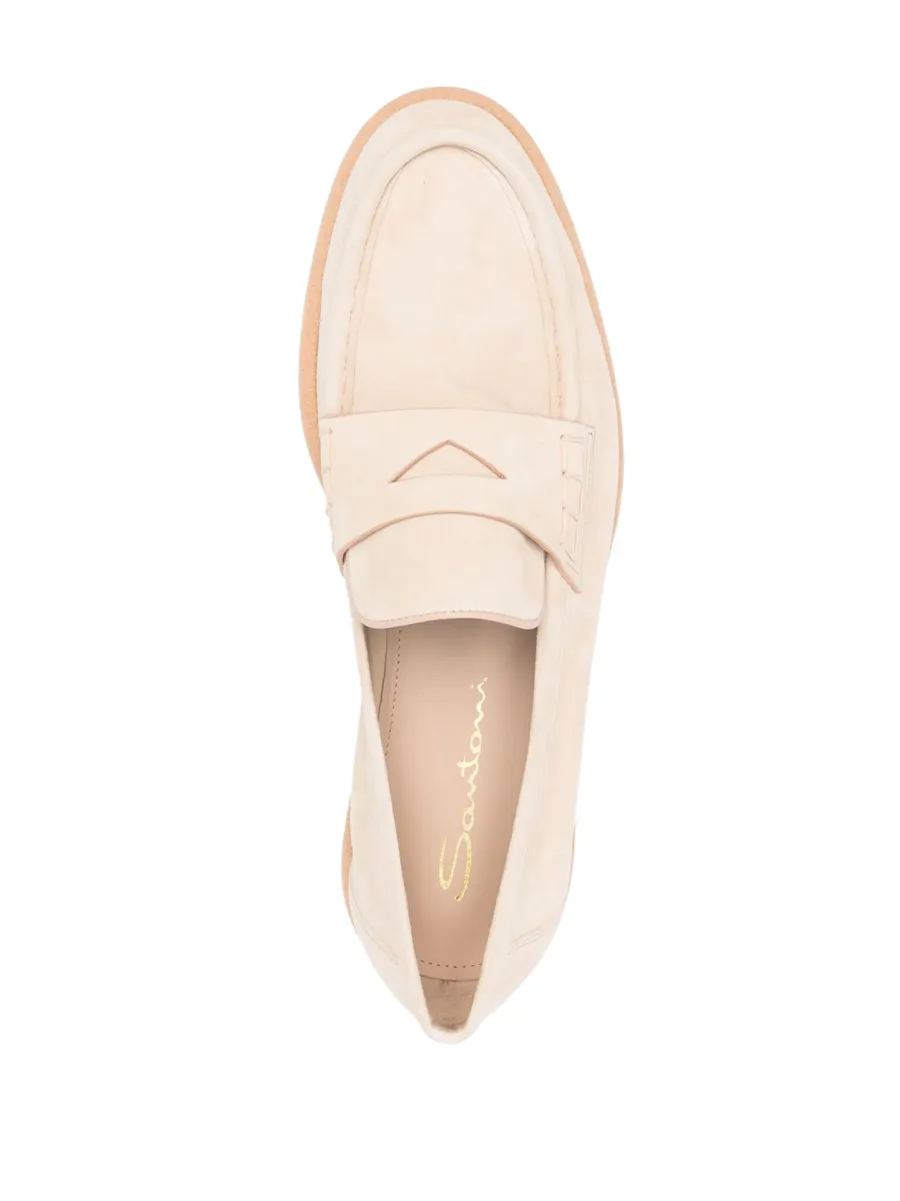 almond-toe suede loafers 7