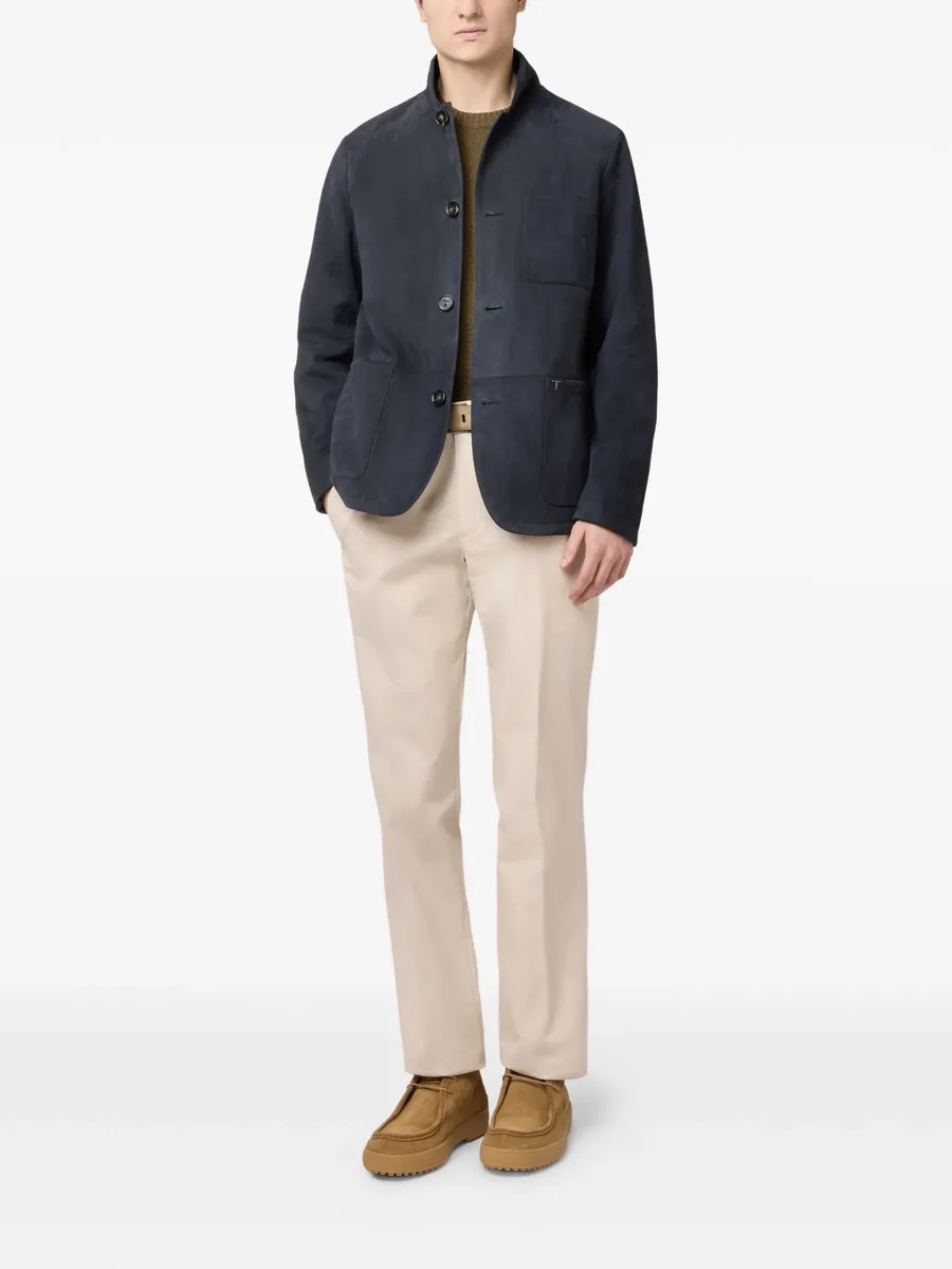 buttoned suede jacket 4