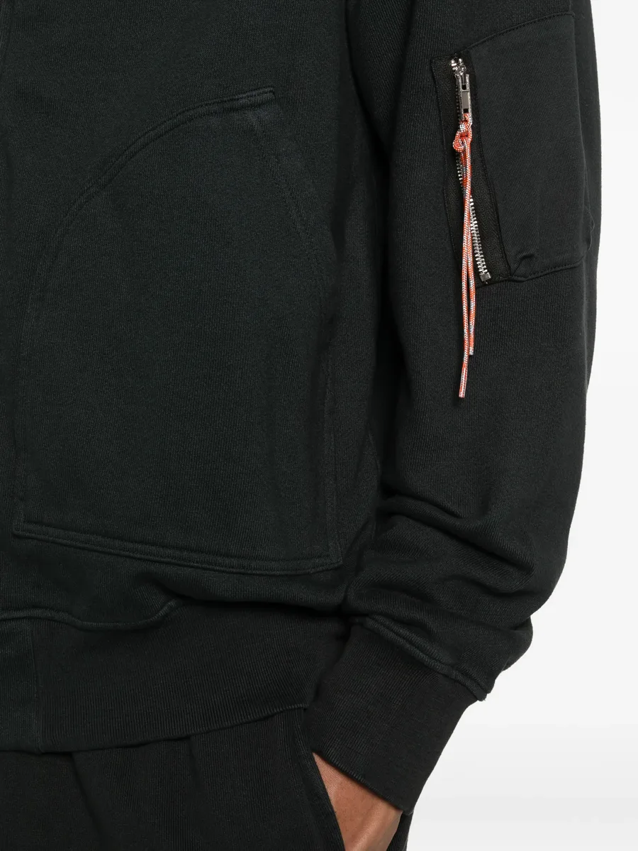Temple faded bomber jacket 10