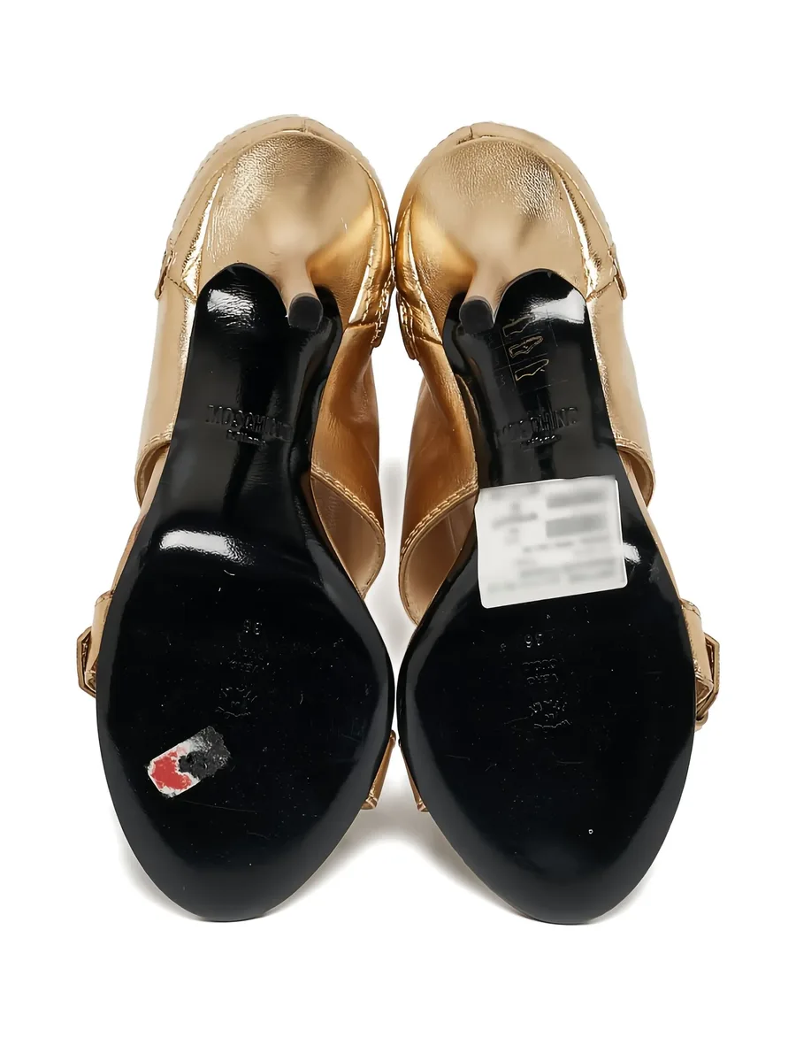110mm decorative-zip sandals 7
