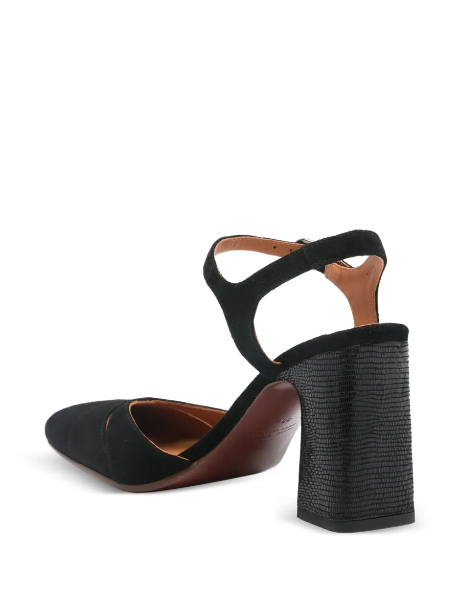Oidina criss-cross ankle-strap pumps 5