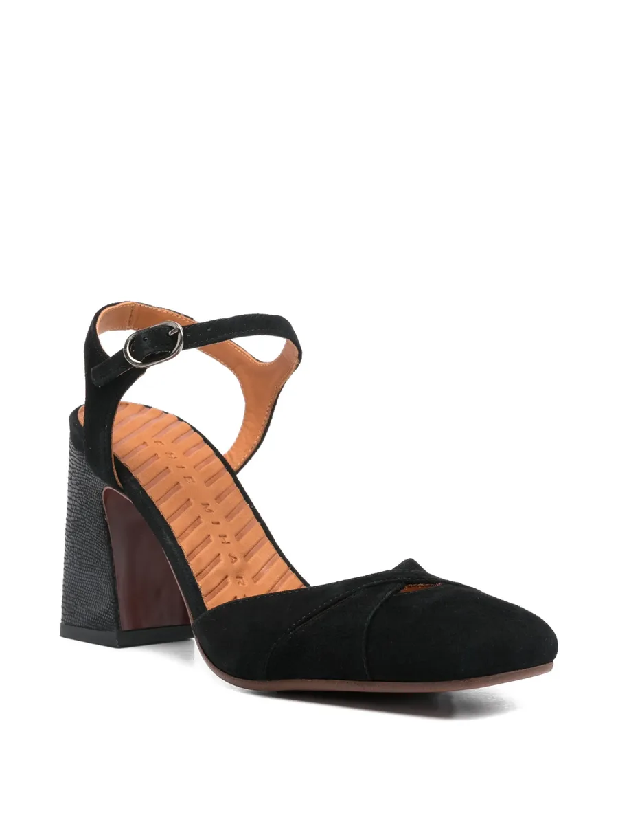 Oidina criss-cross ankle-strap pumps 3
